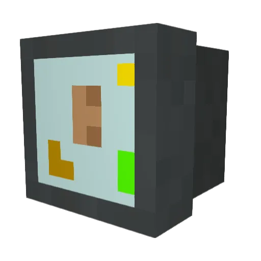 we_grooven Minecraft avatar head, 3D render