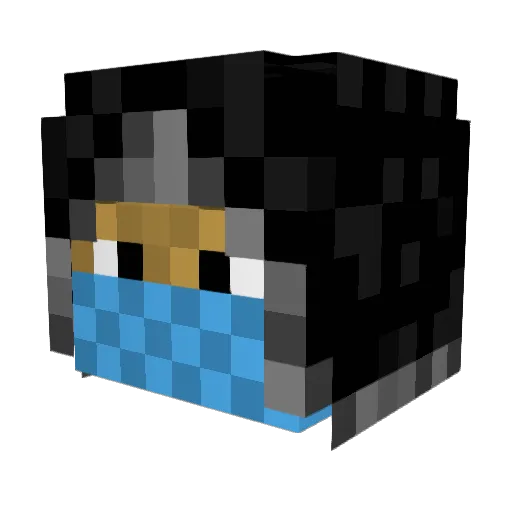 weallwin01 Minecraft avatar head, 3D render