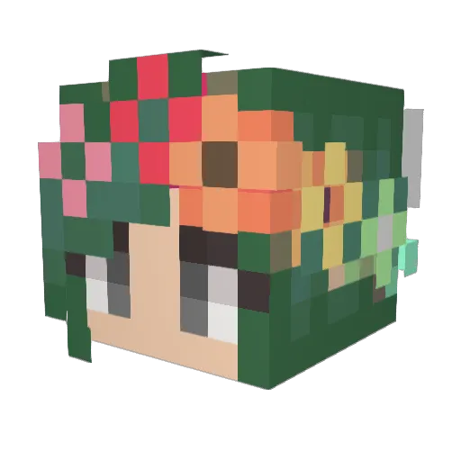 weareallsteve Minecraft avatar head, 3D render