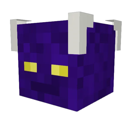 wearybones Minecraft avatar head, 3D render