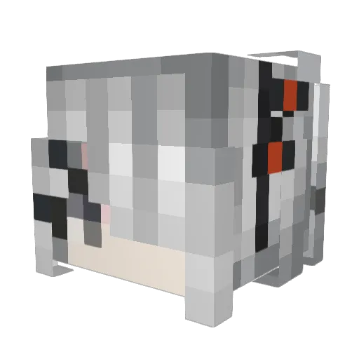 weasel_boi7 Minecraft avatar head, 3D render