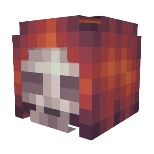 weaselman13 Minecraft avatar head, 3D render