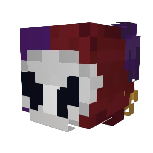 weashborn Minecraft avatar head, 3D render