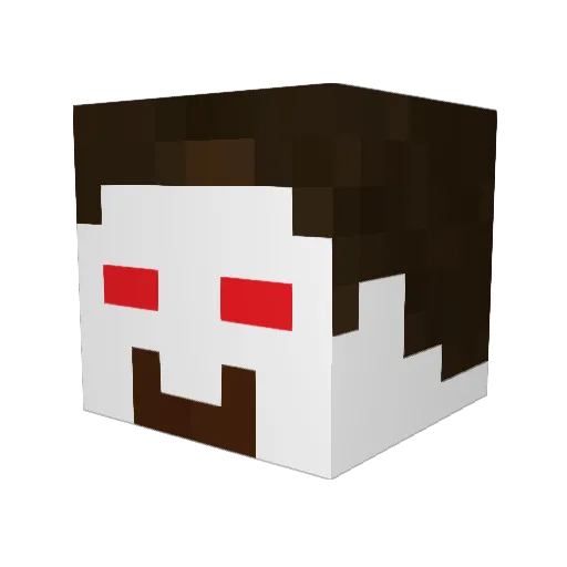 weazlboyx Minecraft avatar head, 3D render