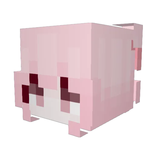 webangel3 Minecraft avatar head, 3D render