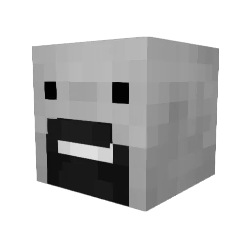 webbingt0n Minecraft avatar head, 3D render