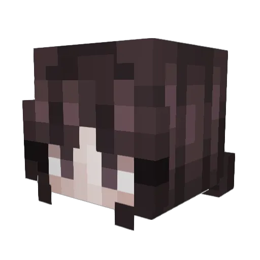 webeascending Minecraft avatar head, 3D render