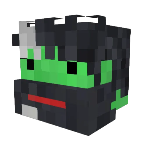 weberoul Minecraft avatar head, 3D render