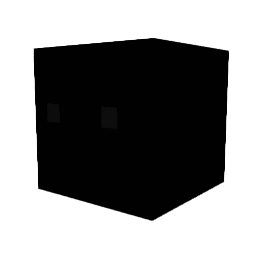 webhosted Minecraft avatar head, 3D render