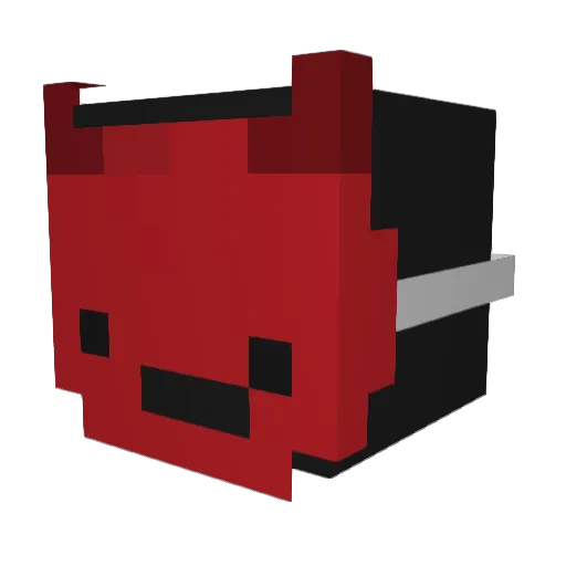 webstupp Minecraft avatar head, 3D render