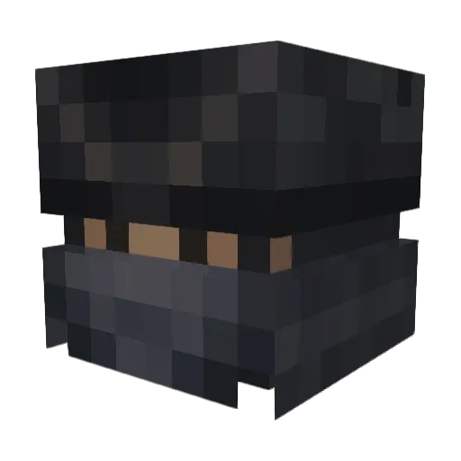 wedathb Minecraft avatar head, 3D render