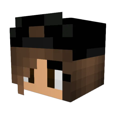 wednesdaydope Minecraft avatar head, 3D render