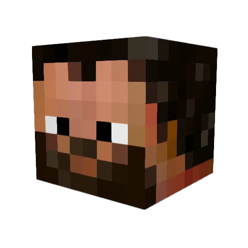 wee1022 Minecraft avatar head, 3D render