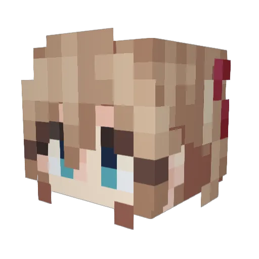wee_man135 Minecraft avatar head, 3D render