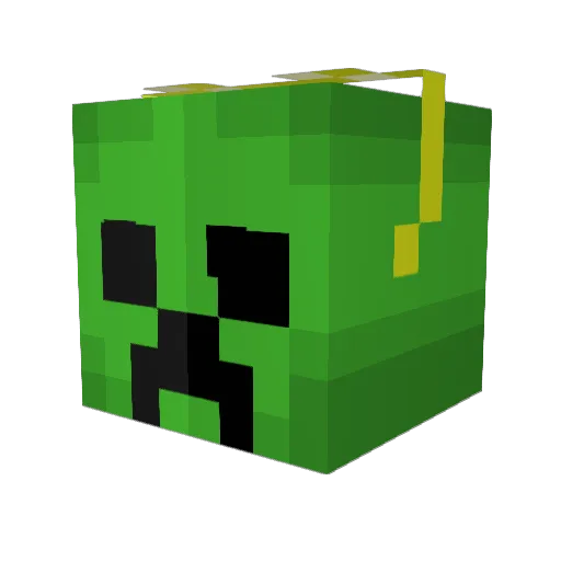 weeb_boi Minecraft avatar head, 3D render