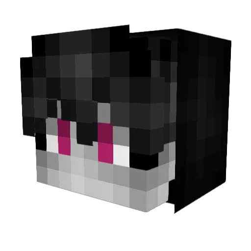 weebgg Minecraft avatar head, 3D render