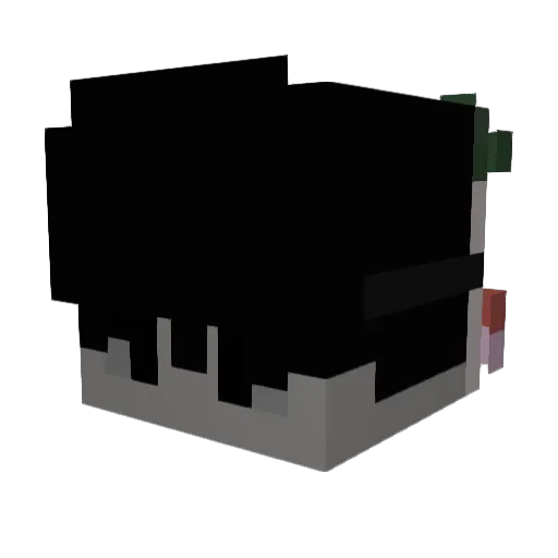 weedeyez Minecraft avatar head, 3D render