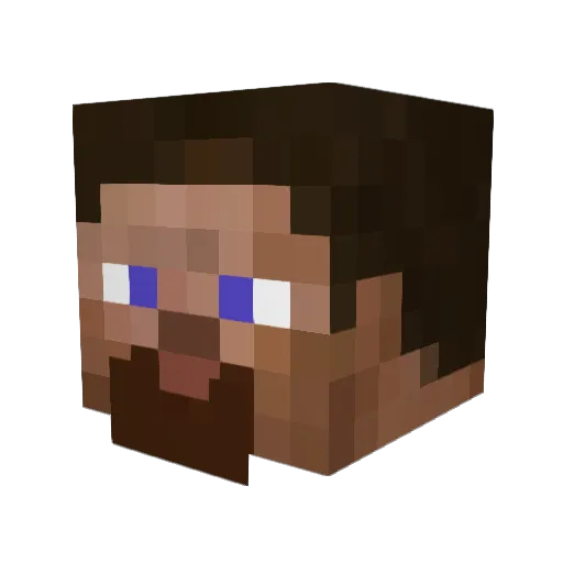 weedgang Minecraft avatar head, 3D render