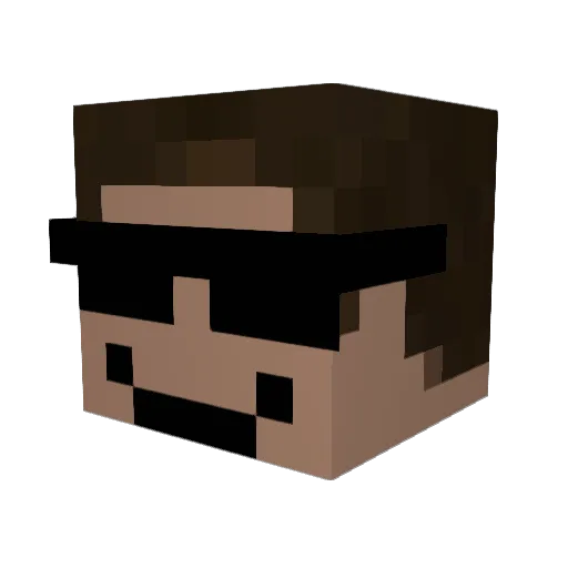 weedgolf2 Minecraft avatar head, 3D render