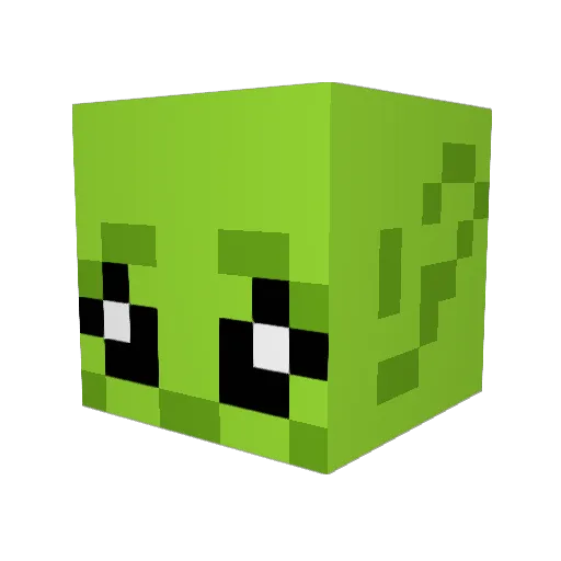 weeewooo Minecraft avatar head, 3D render