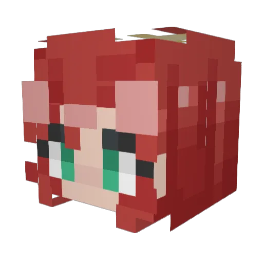 weegee_dev Minecraft avatar head, 3D render