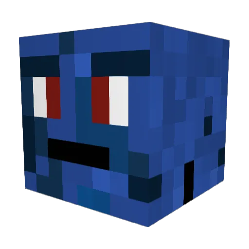 weekledge Minecraft avatar head, 3D render
