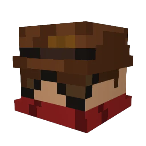 weeman201169 Minecraft avatar head, 3D render