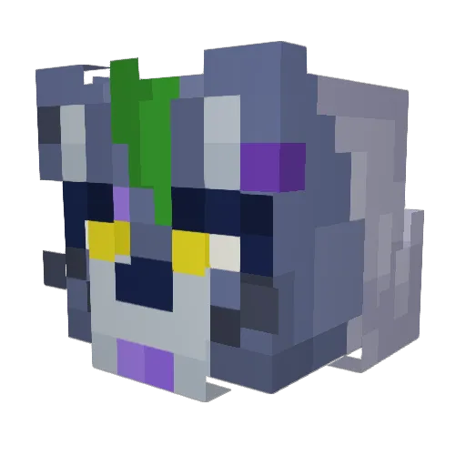 weembOwO Minecraft avatar head, 3D render