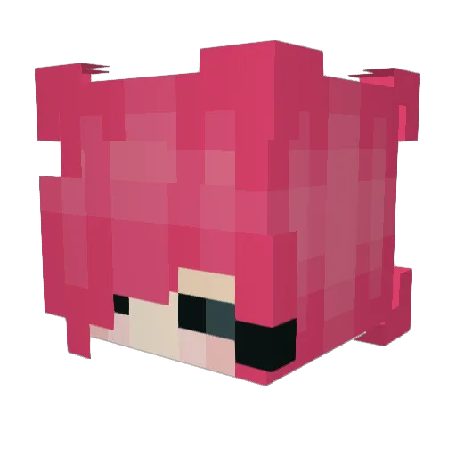 weenei03 Minecraft avatar head, 3D render