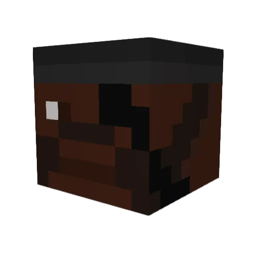 weener Minecraft avatar head, 3D render