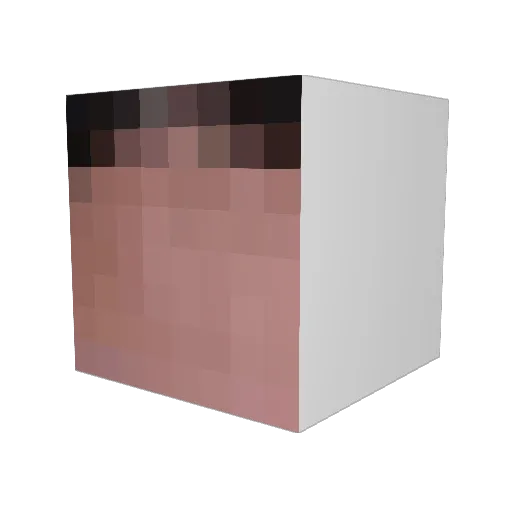 weeraphap Minecraft avatar head, 3D render