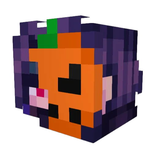 weesssssssssssss Minecraft avatar head, 3D render