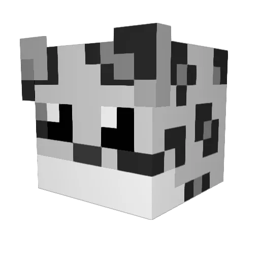 weezzzz Minecraft avatar head, 3D render