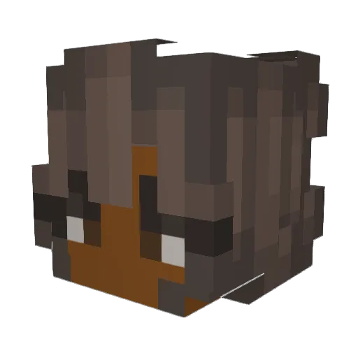 weh8reia Minecraft avatar head, 3D render
