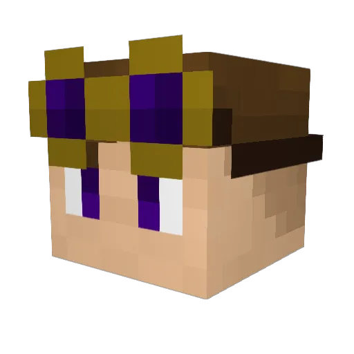 wehthe Minecraft avatar head, 3D render
