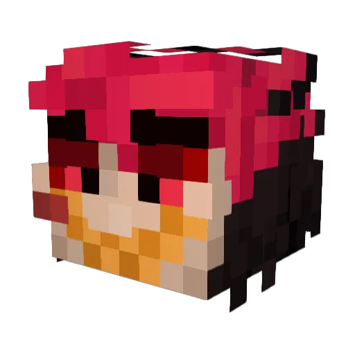 weidymijnmaatje Minecraft avatar head, 3D render