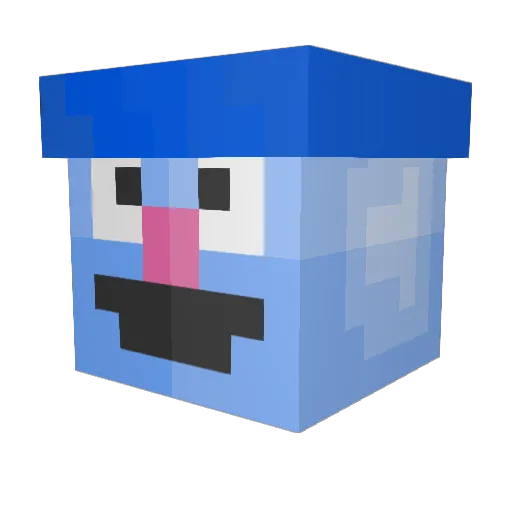 weil613 Minecraft avatar head, 3D render