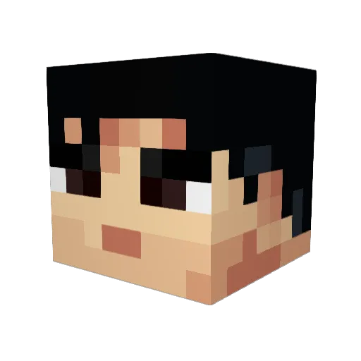 weilandeur Minecraft avatar head, 3D render