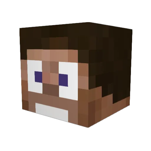 weimie789 Minecraft avatar head, 3D render