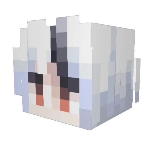 weirdpeep5 Minecraft avatar head, 3D render