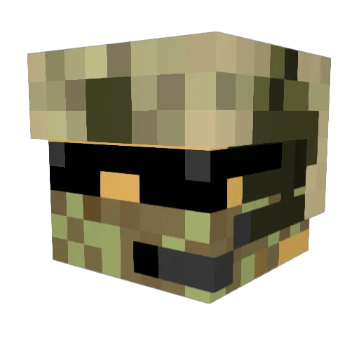 weis2000 Minecraft avatar head, 3D render