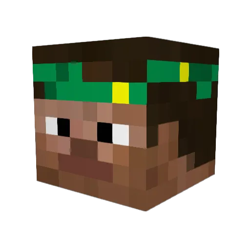 weiyou20000925 Minecraft avatar head, 3D render
