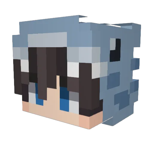 weizai_tw Minecraft avatar head, 3D render
