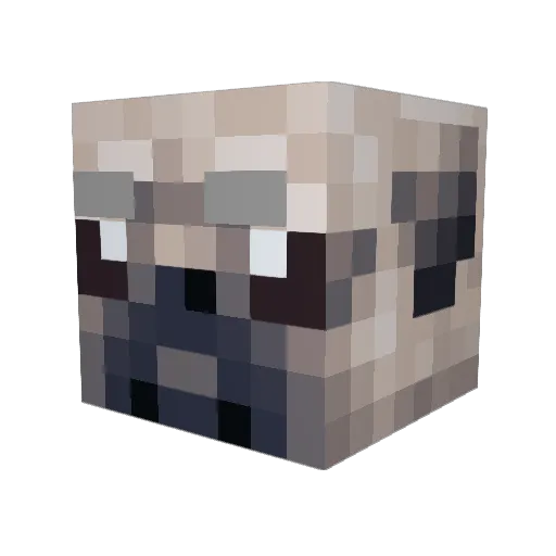 wejdene666 Minecraft avatar head, 3D render