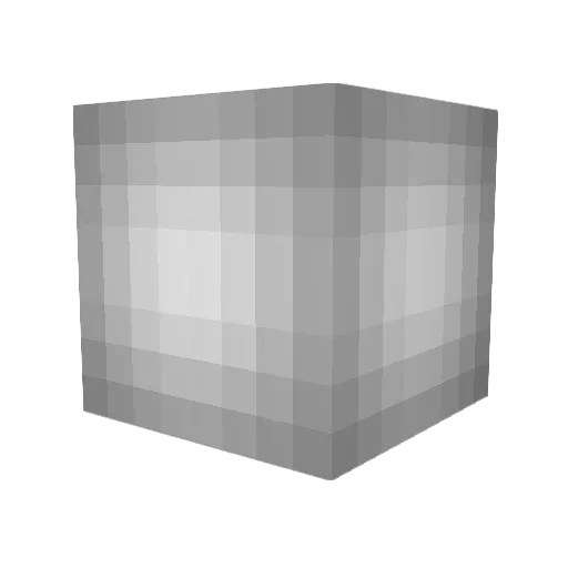 wejf Minecraft avatar head, 3D render
