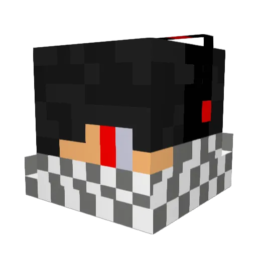 wellson147 Minecraft avatar head, 3D render