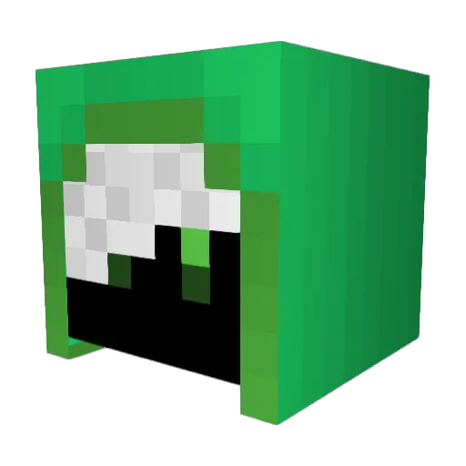 wellwich_null Minecraft avatar head, 3D render