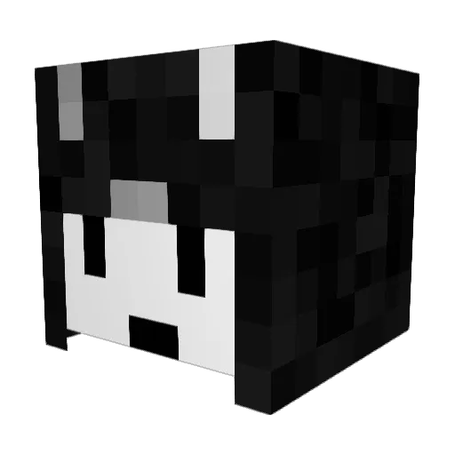 welm Minecraft avatar head, 3D render