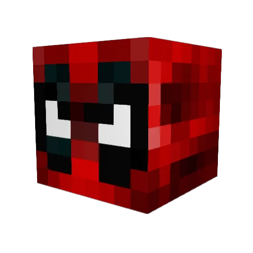 welrod76 Minecraft avatar head, 3D render