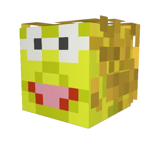 wembleyfraggle07 Minecraft avatar head, 3D render